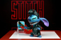 Preview: Lilo & Stitch Actionfigur Ultimate Singer Elvis Stitch 7 cm